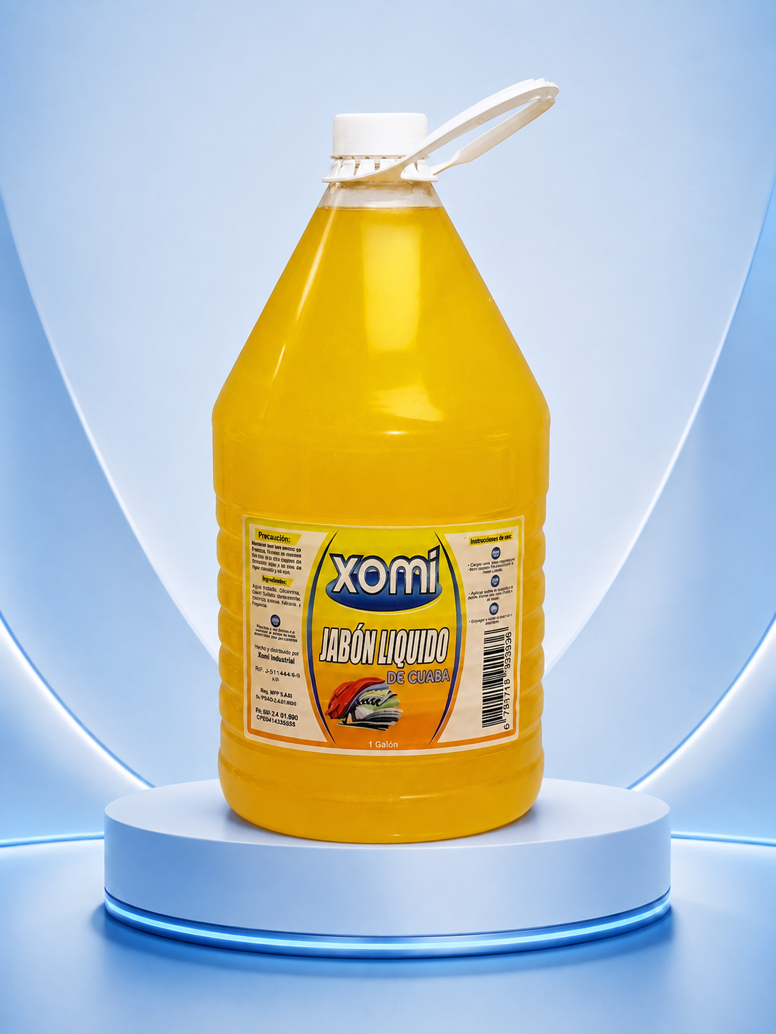 Jabón líquido de cuaba Xomi de 1 galón